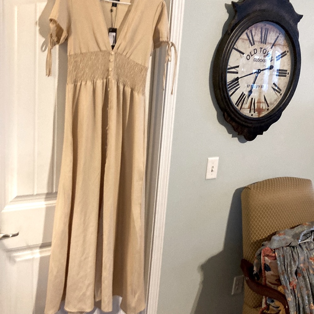 Maxi all occasions cream dress